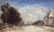 Johann Barthold Jongkind The Boulevard de Port Royal,Paris oil painting artist